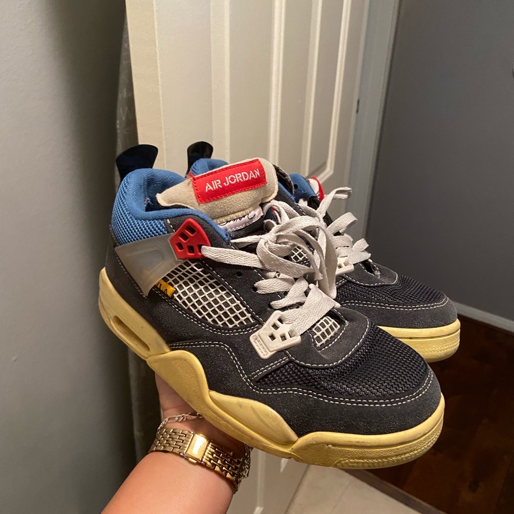 Air Jordan Sneakers in Black and Blue